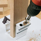 76-Piece Aluminum Pocket Hole Jig Kit with Pocket Screws Dowels and Storage Case - Super Arbor