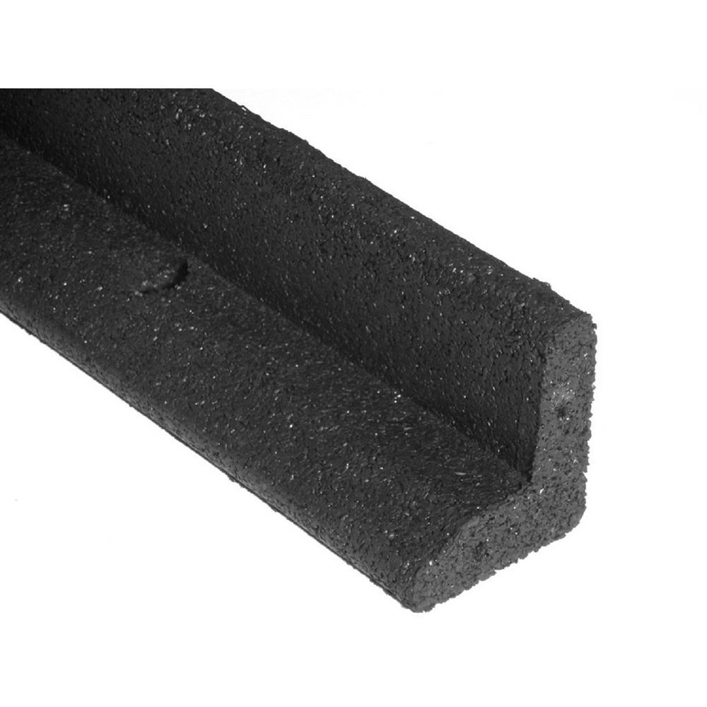EcoBorder 4 ft. Brown Rubber Landscape Edging (Single) - Super Arbor