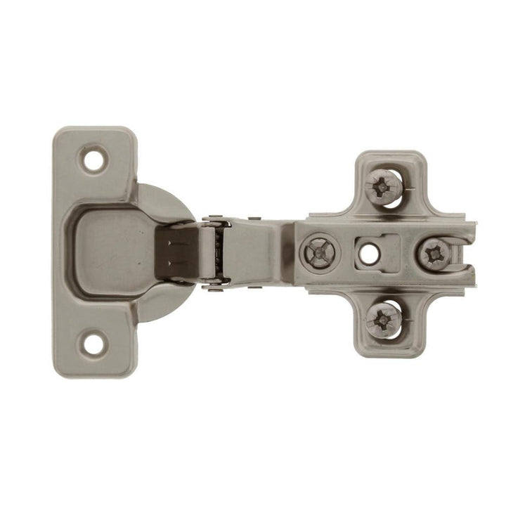 Self-Closing Concealed Frameless Cabinet Hinge with Half Overlay (2-Pack) - Super Arbor