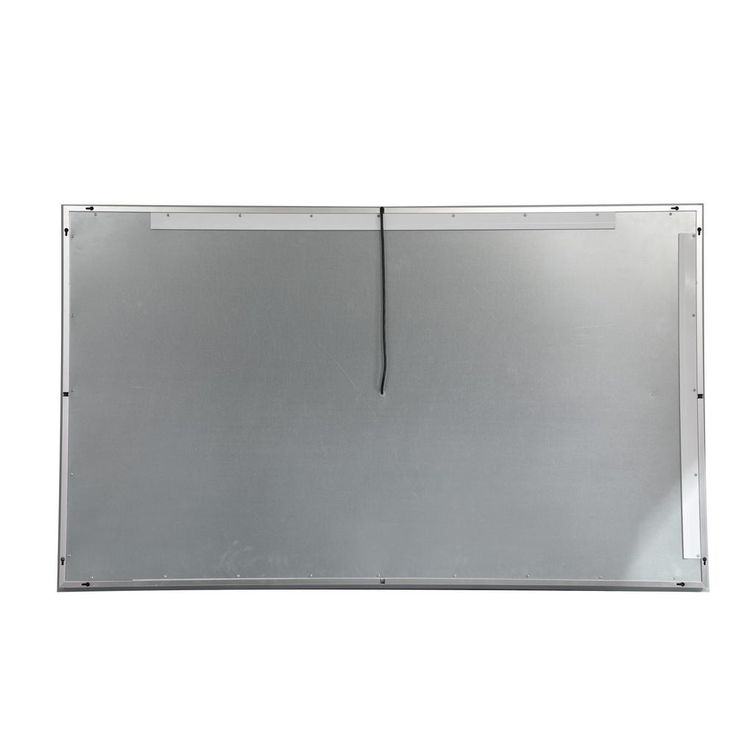 Timeless Home 36 in. H x 60 in. W Single Contemporary Rectangular Aluminum Lighted LED Mirror in Silver(Color Changing)