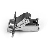 165-Degree 35 mm Full Overlay Soft Close Frameless Cabinet Door Hinges with Installation Screws (25-Pairs)