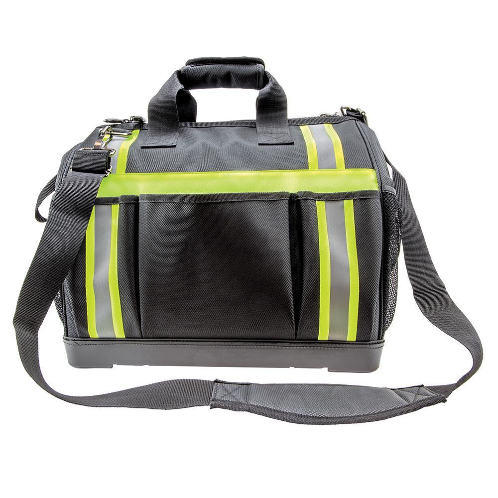 Tool Bag, Tradesman Pro‚Ñ¢ High-Visibility Tool Bag, 42 Pockets, 16-Inch - Super Arbor
