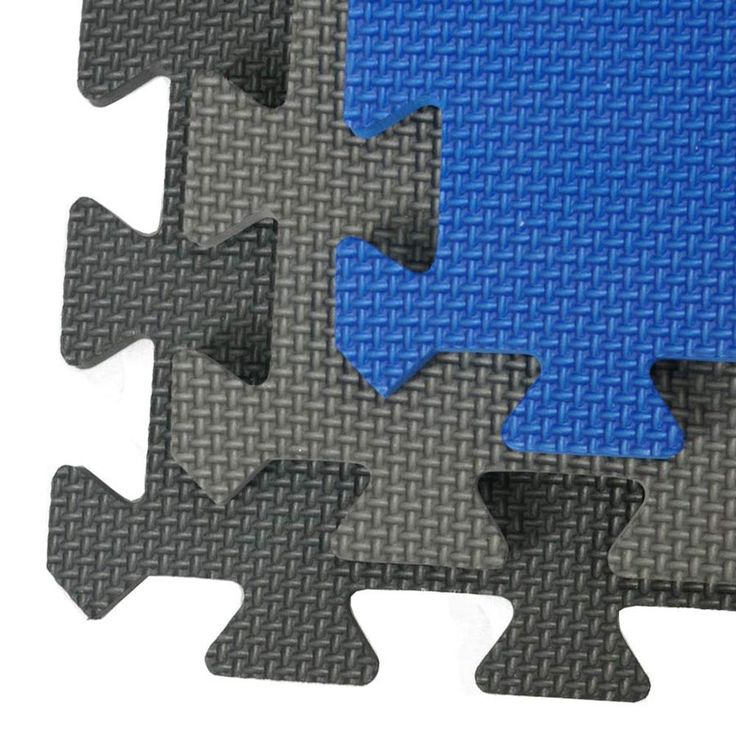 Greatmats Economy Foam Black 2 ft. x 2 ft. x 1/2 in. Interlocking Puzzle Floor Tiles (Case of 20)