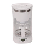 10-Cup White Digital Coffee Maker