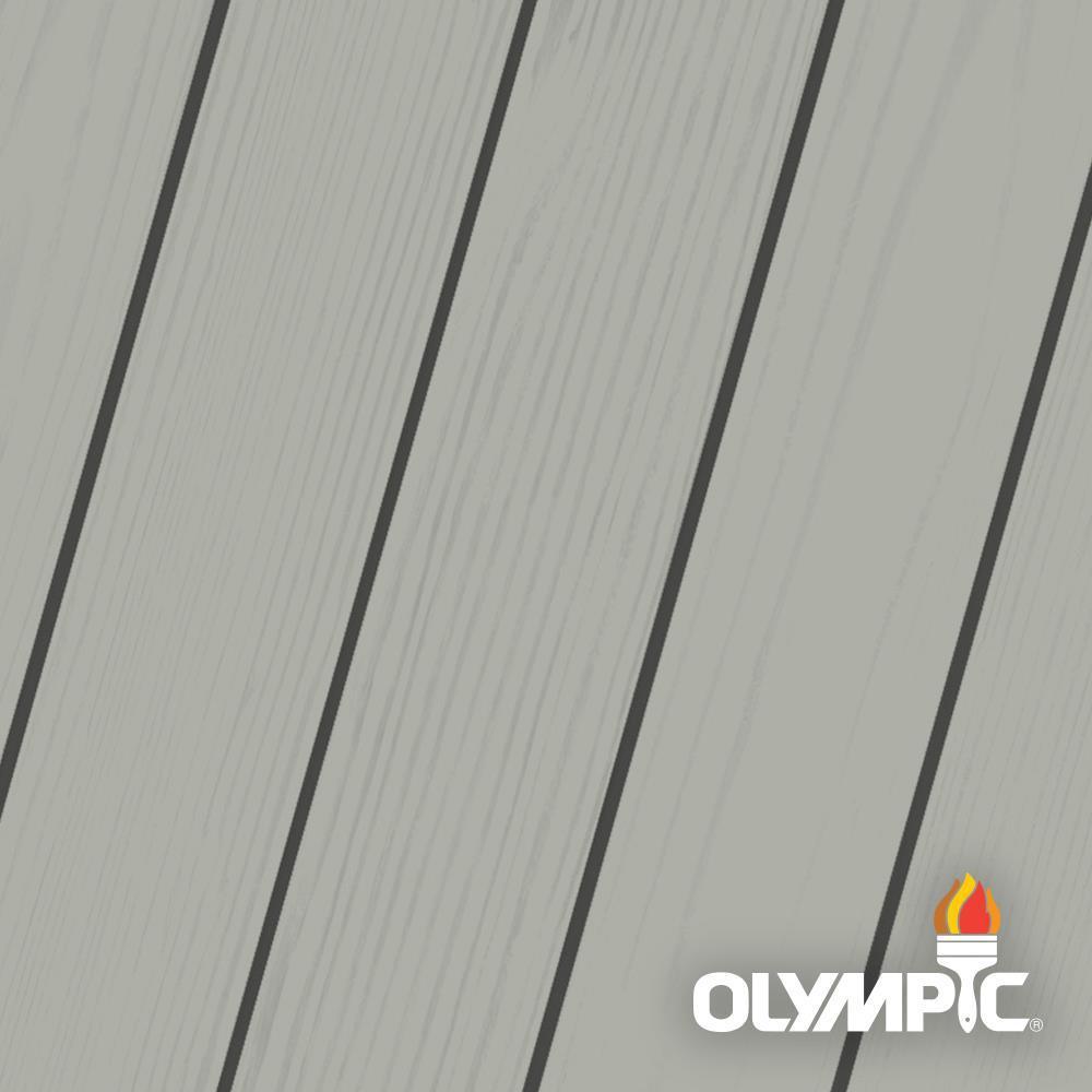 Olympic Elite 1 Gal. Flint Solid Advanced Exterior Stain and Sealant in One - Super Arbor