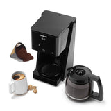 Touchscreen 14-Cup Black Drip Coffee Maker