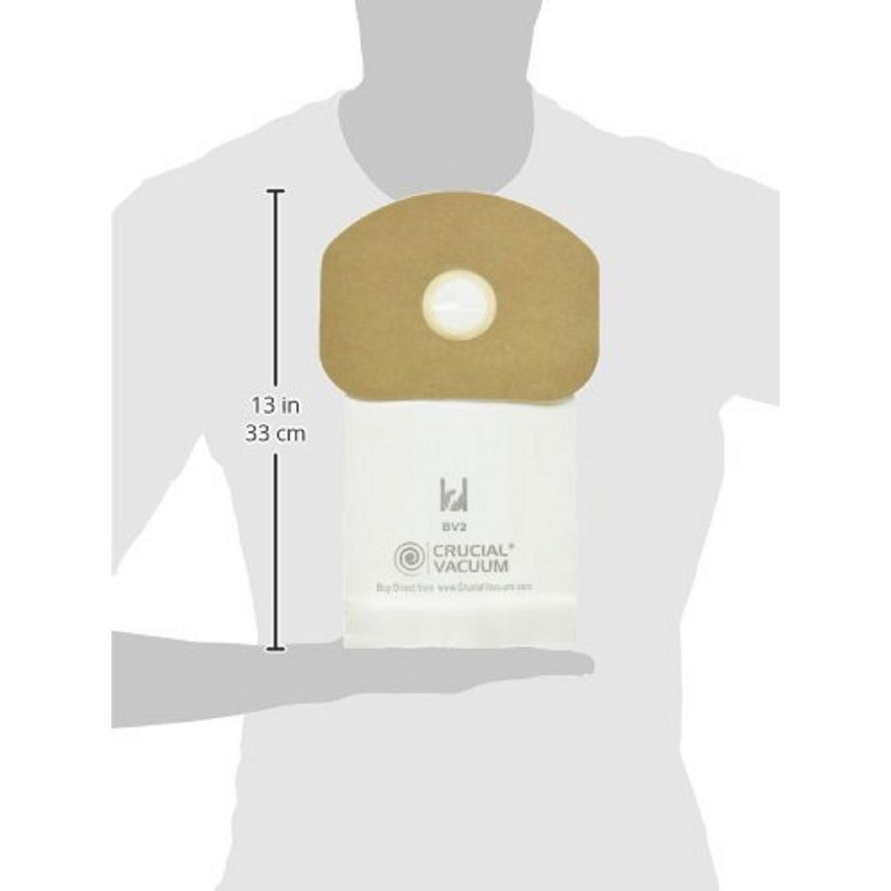 Replacement Bags, Fits Eureka BV-2 (BV2) Sanitaire, Compatible with Part 62370 (10-Pack) - Super Arbor