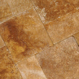 Riviera Tumbled Travertine Paver-Kits (30-Kits/480 sq. ft./Pallet) - Super Arbor