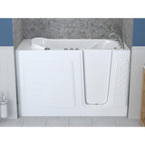 HD Series 60 in. Right Drain Quick Fill Walk-In Whirlpool Bath Tub with Powered Fast Drain in White - Super Arbor