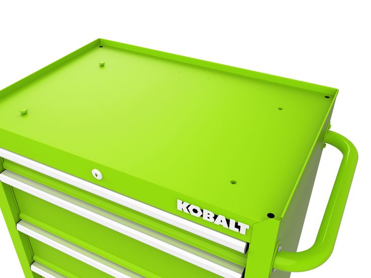 Kobalt 26.7-in W x 33-in H 4-Drawer Steel Rolling Tool Cabinet (Green)