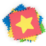 Tadpoles First Shapes Foam Play Mat Set, 9 Pieces