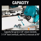 18V X2 LXT Lithium-Ion(36V) Brushless Cordless 10 in. Dual-Bevel Sliding Compound MiterSaw Laser w/BONUS 5.0Ah Batteries