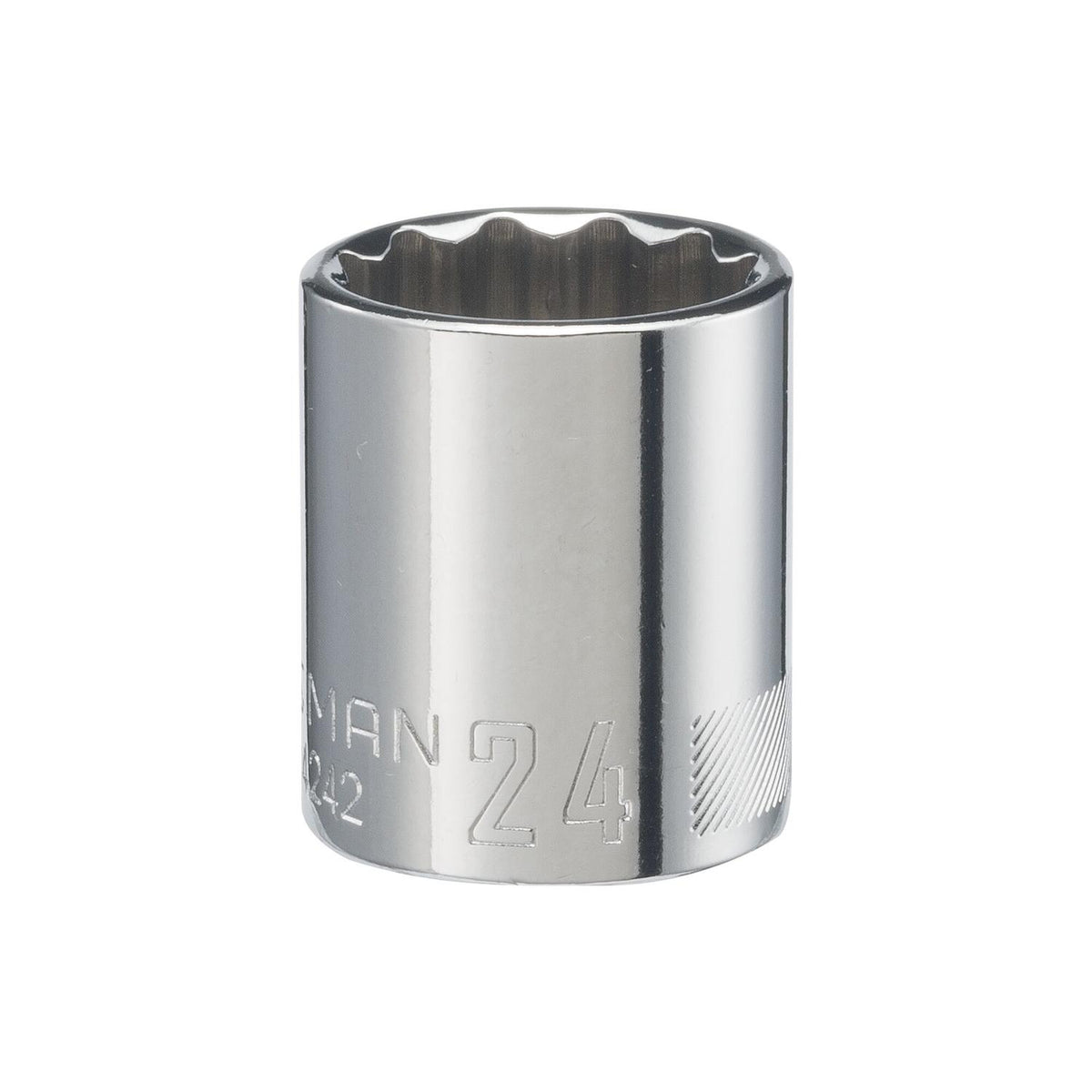 Craftsman 24 mm Metric Shallow Socket - 1/2 in. Drive, 12 Point