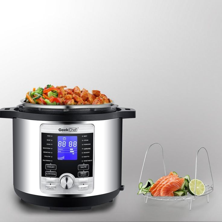 6 Qt. Stainless Steel 17-in-1 Multi-Use Electric Pressure Cooker with Stainless Steel Inner Pot