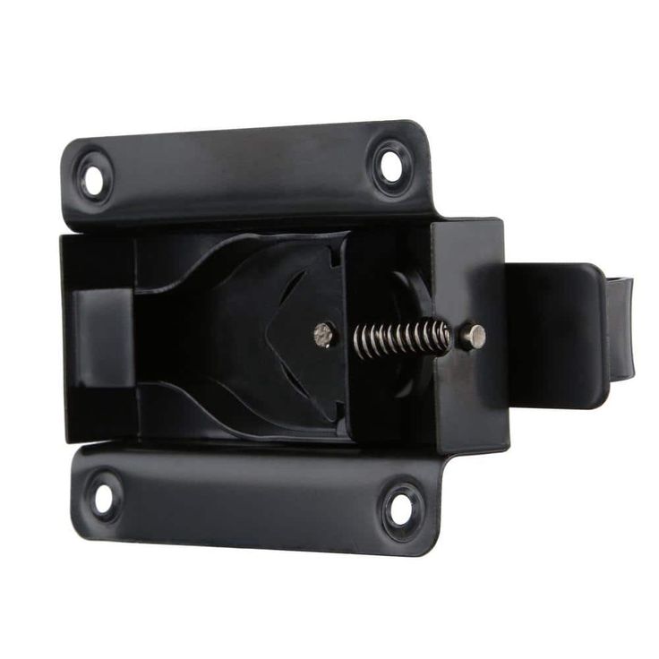 Everbilt Black Swinging Door Latch