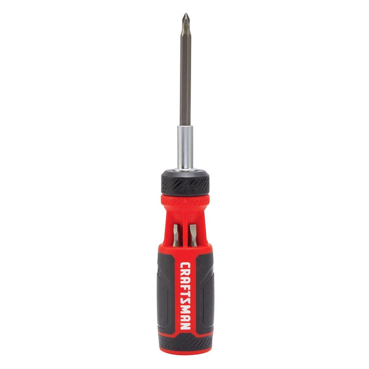 Craftsman Push-n-Pick Ratcheting Multi-Bit Screwdriver Kit, 10.6 in, 7 pc