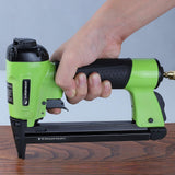Pneumatic-7 Piece-Heavy Duty Standard Staple Gun/Staple Kit-1/4 in.,5/16 in.,3/8 in.,1/2 in. and 9/16 in. Staples Incl. - Super Arbor