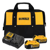 20-Volt MAX Lithium-Ion Cordless 6-1/2 in. Circular Saw with Premium Battery Pack 5.0 Ah (2-Pack), Charger and Kit Bag