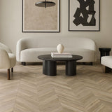 Chevron Boardwalk Pine 12 MIL x 12 in. W x 28 in. L Click Lock Waterproof Luxury Vinyl Flooring (18.9 sq. ft./case)