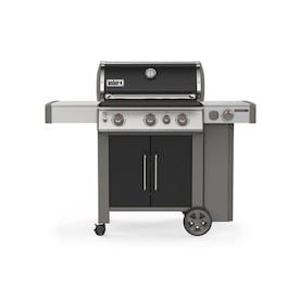 Weber Genesis Ii E-335 Black 3 Liquid Propane Gas Grill with 1 Side Burner
