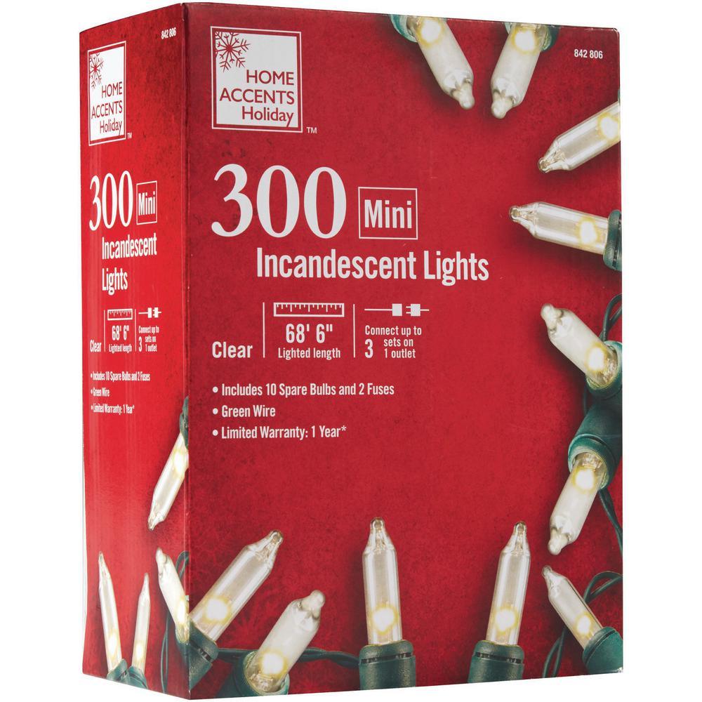 300-Light Clear Incandescent Light Set - Super Arbor