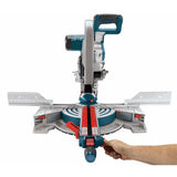 15 Amp 12 in. Corded Dual-Bevel Sliding Glide Miter Saw with 60 Tooth Saw Blade