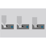 Cambridge 15-in W x 36-in H x 12-in D Grey Nordic Wood Engineered Wood Door Wall Stock Cabinet