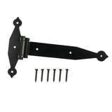 Everbilt 12 in. x 9 in. Black Gate Tee Hinge