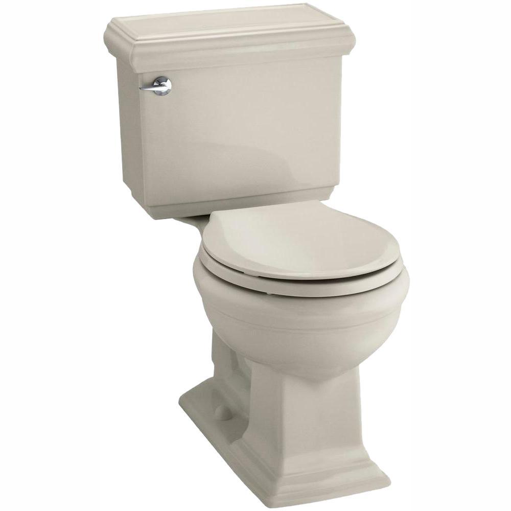 Memoirs Classic 2-Piece 1.28 GPF Single Flush Round Toilet with AquaPiston Flushing Technology in White - Super Arbor