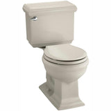 Memoirs Classic 2-Piece 1.28 GPF Single Flush Round Toilet with AquaPiston Flushing Technology in White - Super Arbor