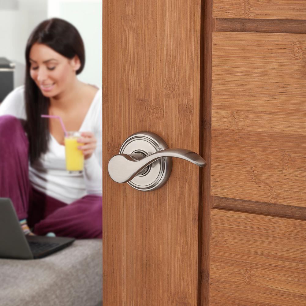 Prestige Tobin Satin Nickel Universal Hall/Closet Door Lever - Super Arbor