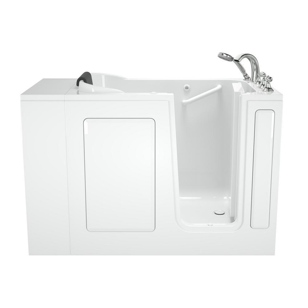 Gelcoat Premium Series 48 in. x 28 in. Right Hand Walk-In Whirlpool Bathtub in White - Super Arbor