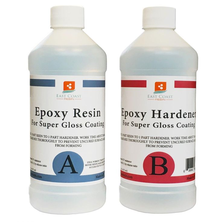 EPOXY RESIN 16 oz Kit. FOR SUPER GLOSS COATING AND TABLETOPS