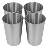 16 oz. 4-Piece Stainless Steel Pint Cup Set