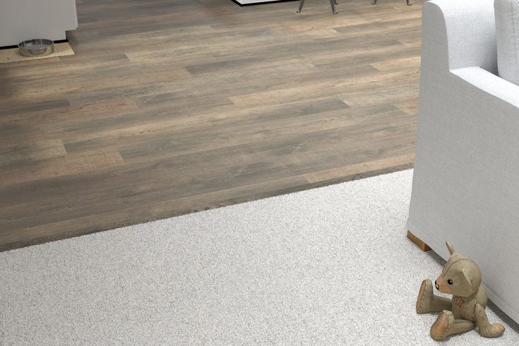 CALI Aqua Tough Premium Thornwood 0.53-in T x 1.26-in W x 72.83-in L Vinyl T-moulding