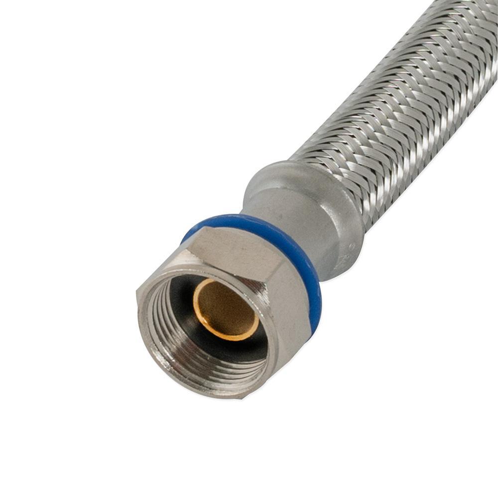 Water-Flex 3/4 in. FIP x 3/4 in. FIP x 18 in. Steel-Flex Flexible Stainless Steel Connector - Super Arbor
