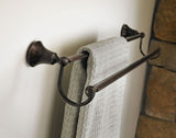 Moen Wynford 24-in Brushed Nickel Wall Mount Double Towel Bar