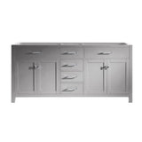 Caroline 60 in. W Bath Vanity Cabinet Only in White - Super Arbor