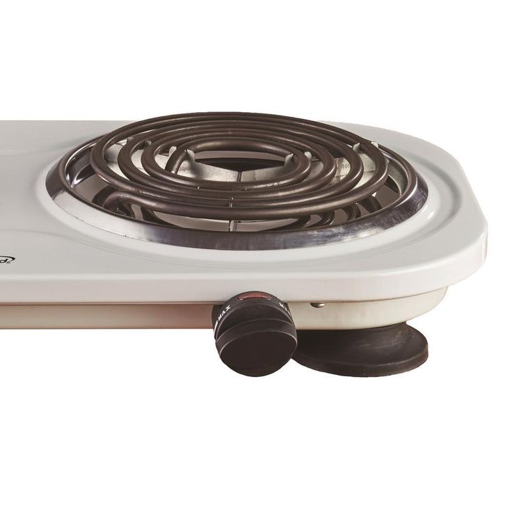 2-Burner 30 in. White Electric Burner