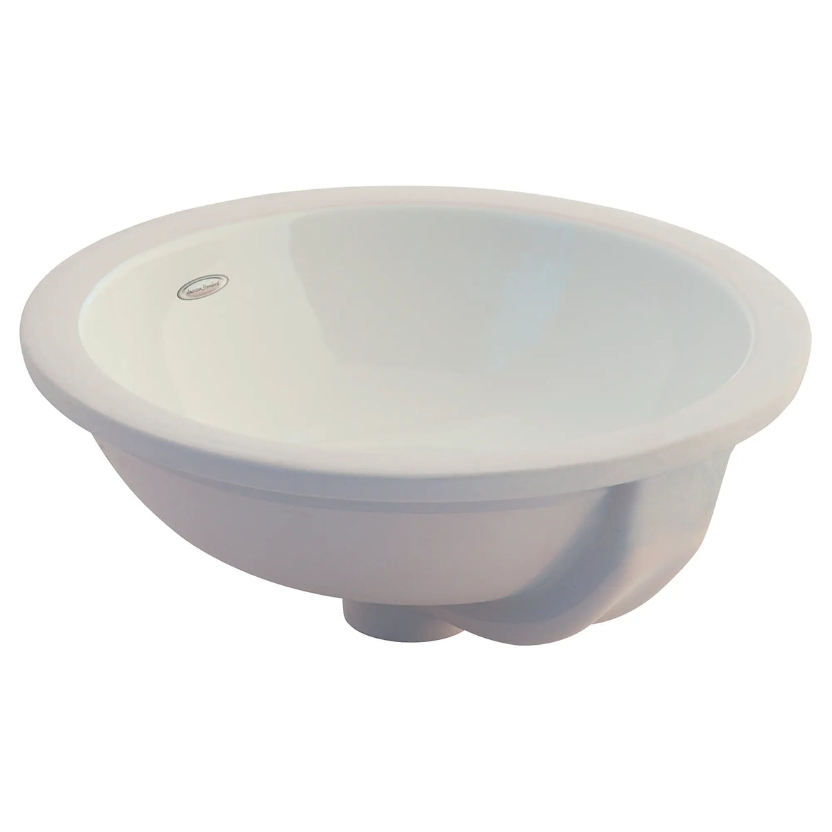 American Standard Orbit Under Counter Undermount Bathroom Sink, Round, White, 15-1/2 in.