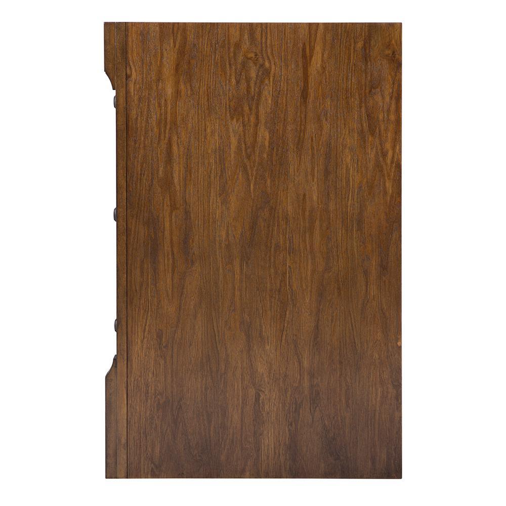 Creedmoor 36 in. W Bath Vanity Cabinet Only in Walnut with Left Hand Drawers - Super Arbor