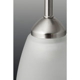 Gather Collection 2-Light Brushed Nickel Ceiling Fan Light