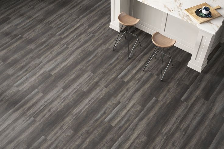 Style Selections (Sample) Forged Oak Water Resistant Wood Look Interlocking Luxury Vinyl Plank