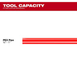 M18 18-Volt Lithium-Ion Cordless Short Throw PEX Press Tool with (3) Viega PureFlow Jaws and 2.0 Ah Battery - Super Arbor