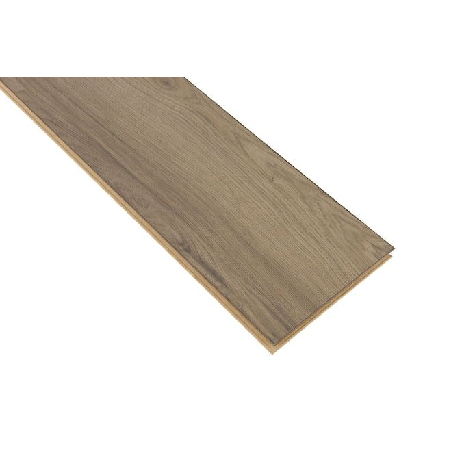 Bruce Enlightened Earth Fall Retreat 12-mm T x 8-in W x 48-in L Waterproof Wood Plank Laminate Flooring (15.94-sq ft / Carton)