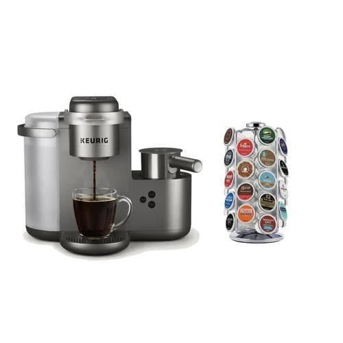 Keurig K-Cafe Brushed Silver Programmable Single-Serve Coffee Maker