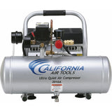 2.0 Gal. 1.0 HP Portable Electric Ultra Quiet, Oil-Free and Aluminum Air Tank Air Compressor with Nail Gun Kit - Super Arbor