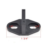 Black Plastic Floor Guide Hardware Replacement Parts Barn Wood Sliding Door - Super Arbor