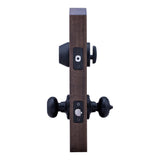 Colonial Black Entry Door Knob with Deadbolt - Super Arbor