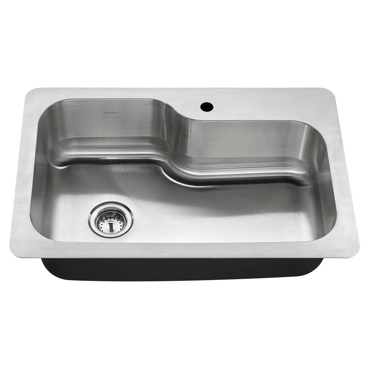 American Standard Raleigh 33-in x 22-in Stainless Steel Single-Bowl Dual-Mount Kitchen Sink All-in-One Kit with 1-Hole Faucet